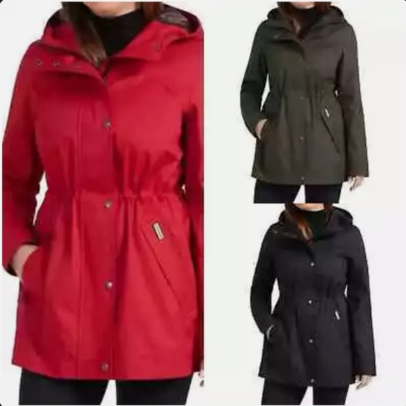 Hunter Ladies' Water Resistant Cotton Smock Rain Jacket - Picture 7 of 7